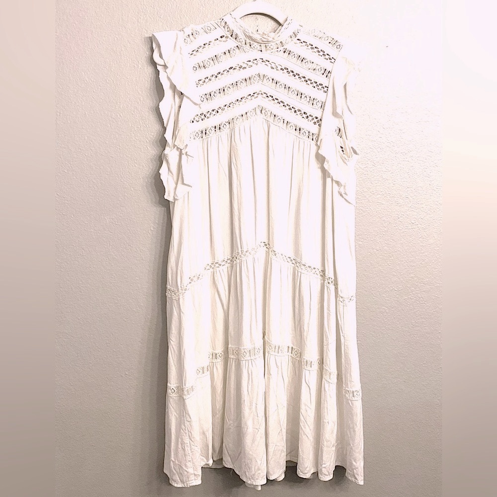 Ba-sh Ecru Dress Tunic Lace